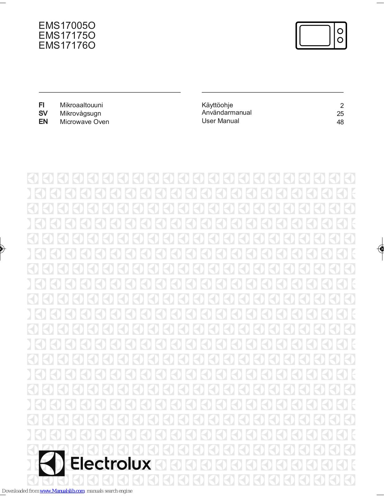 Electrolux EMS17005O, EMS17175O, EMS17176O User Manual