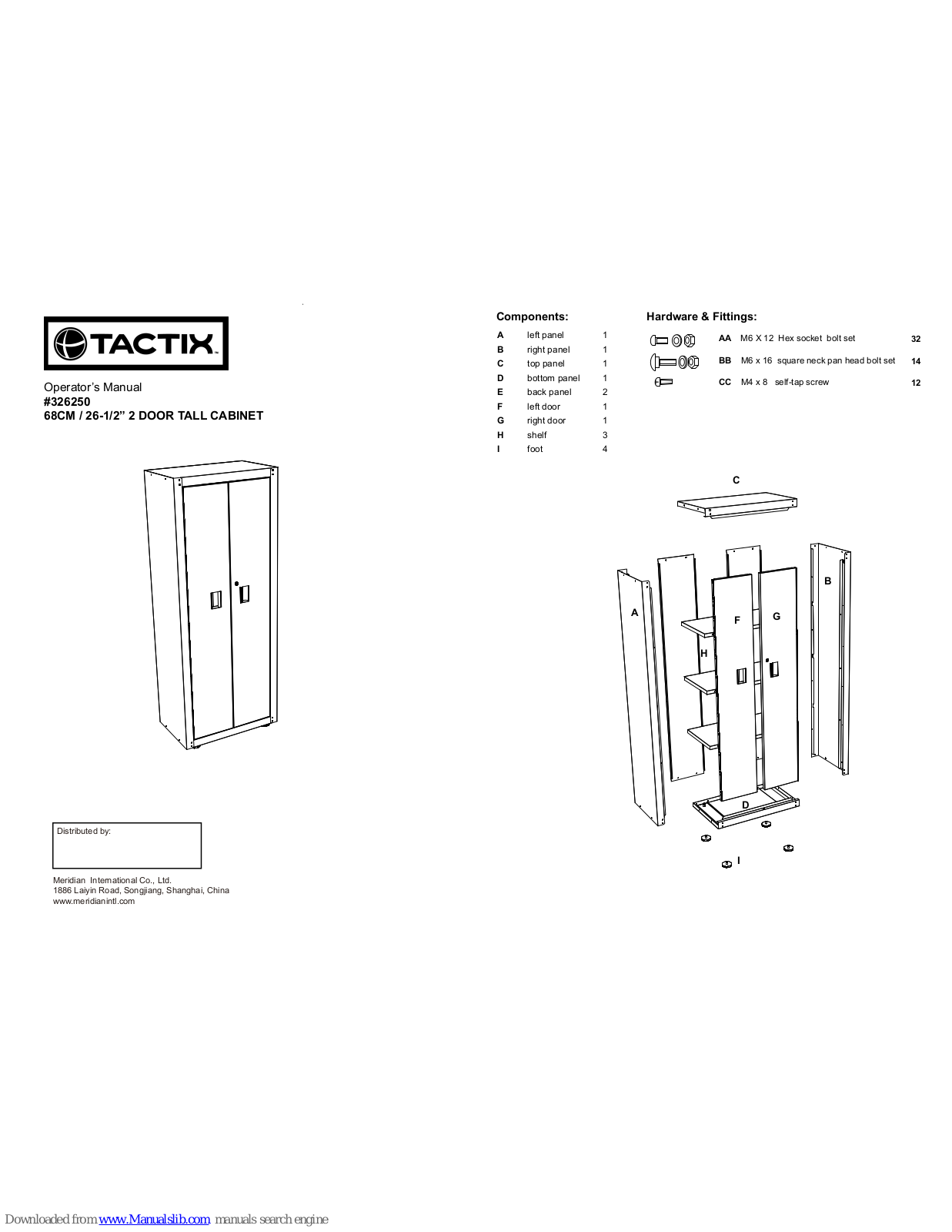 Tactix 326250 Operator's Manual - ManualMachine.com