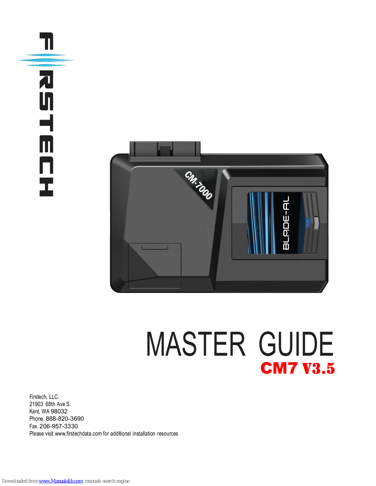 Firstech CM-7000 Master Manual