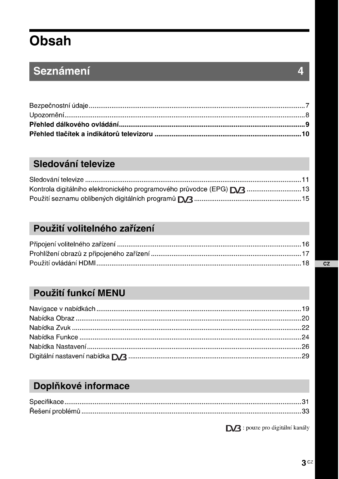 Sony KDL-26B4000 User Manual