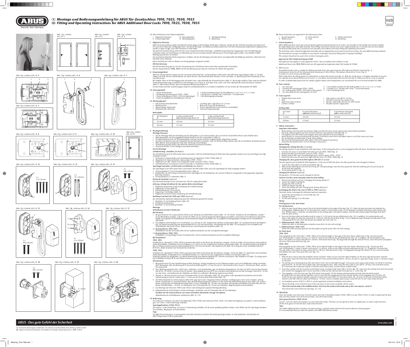 ABUS FU8130 User Manual