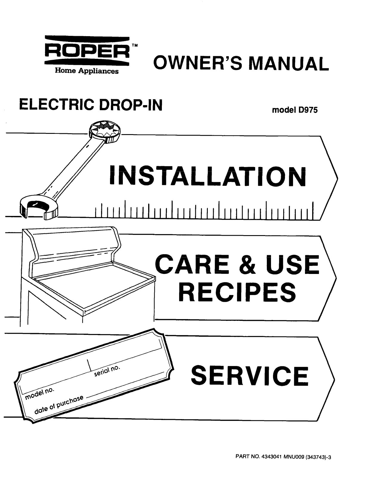 Roper D975 User Manual - ManualMachine.com