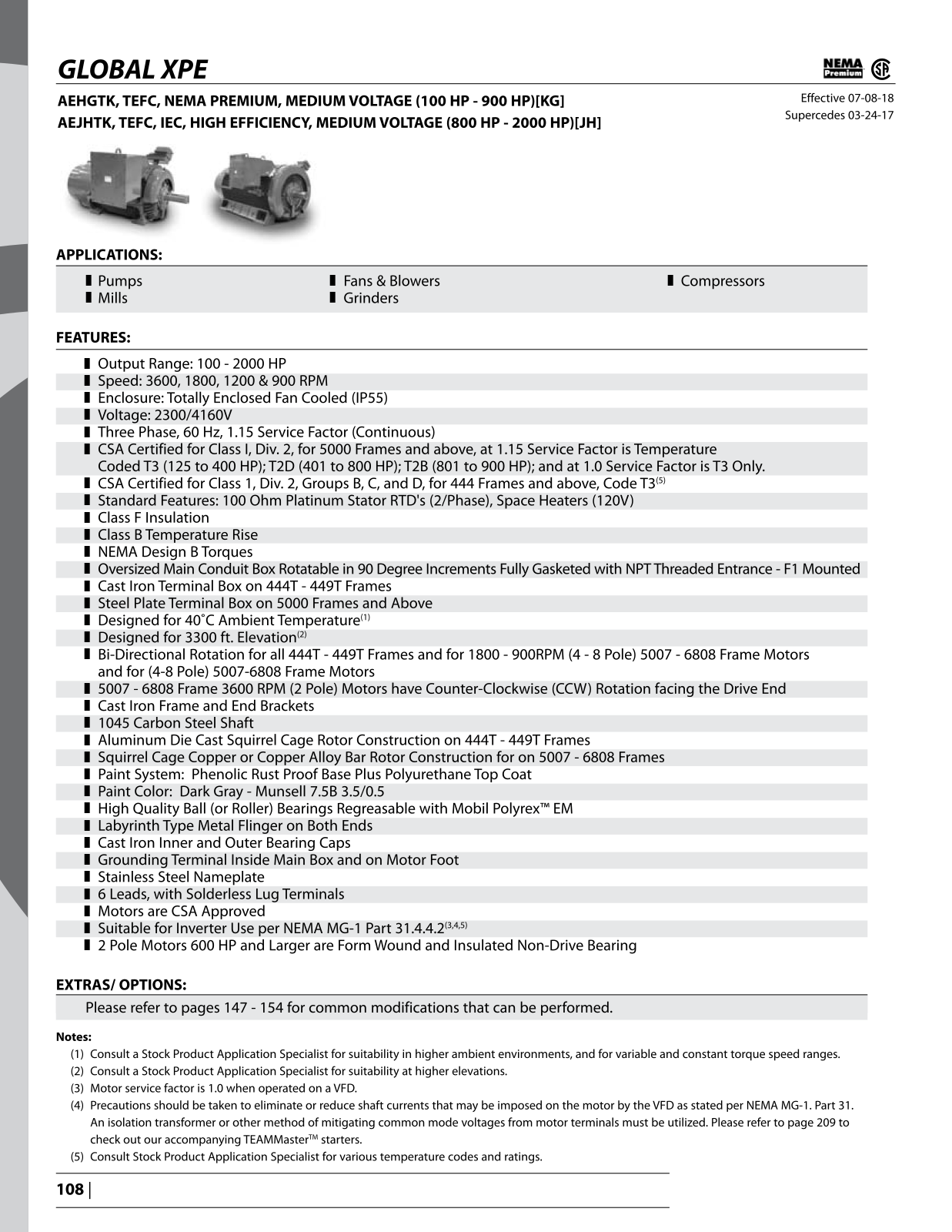 Teco Global XPE Catalog Page