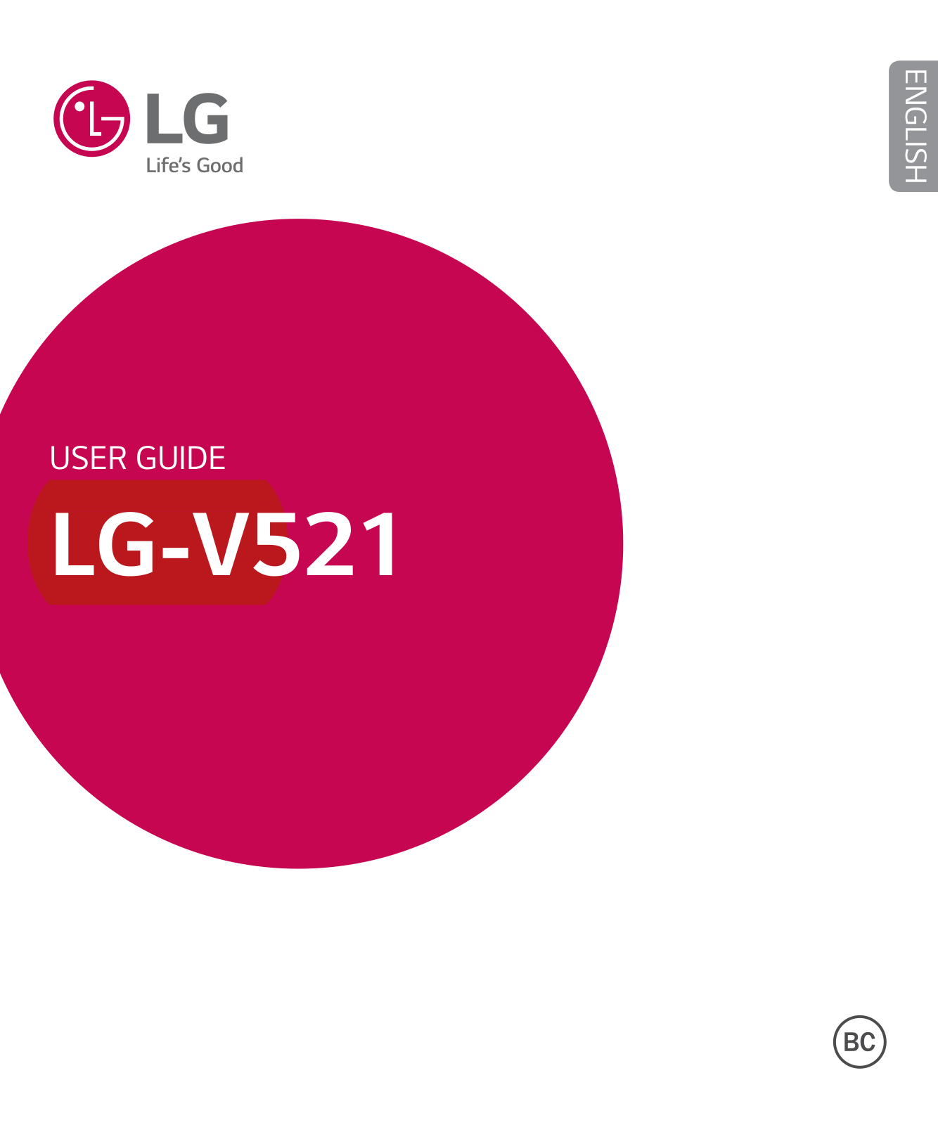 LG V521 Users manual