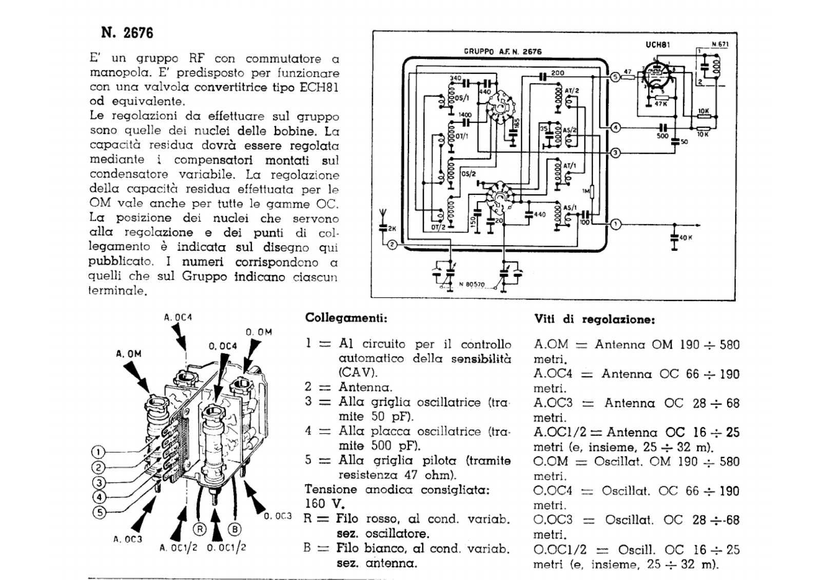 Geloso 2676 schematic