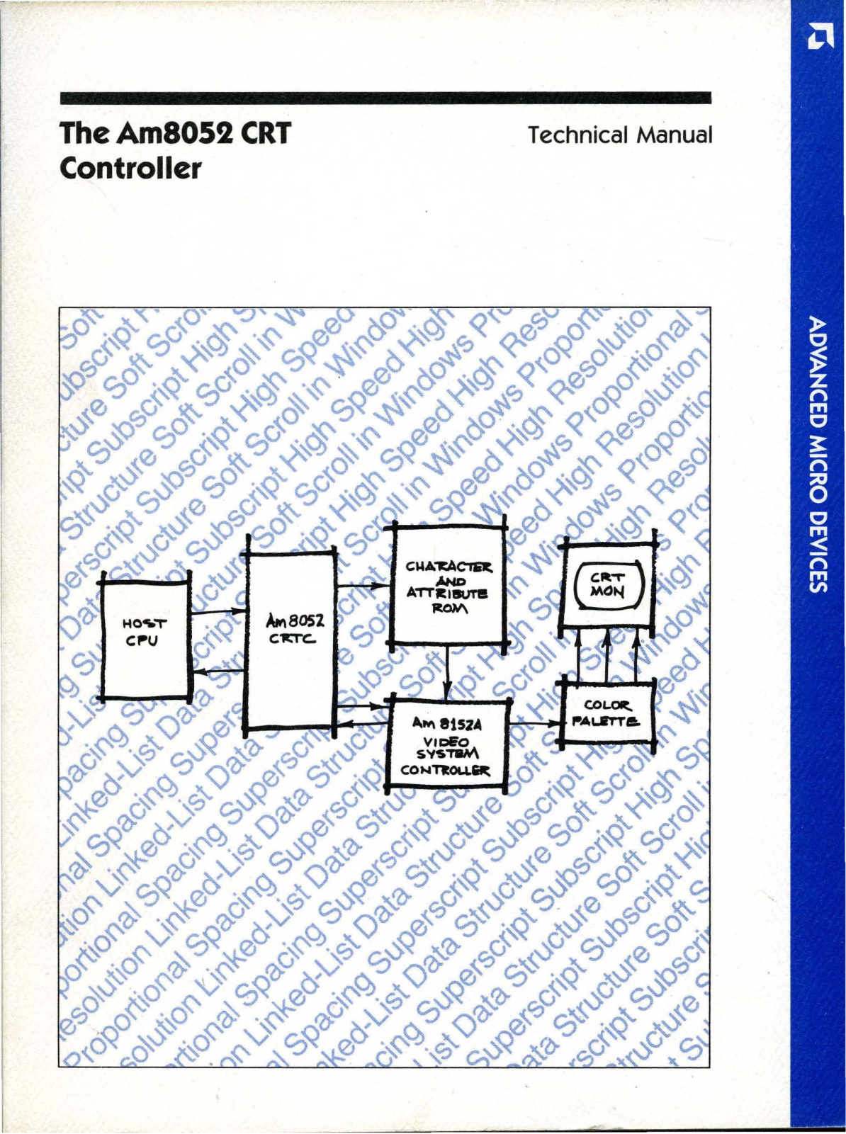 AMD Am8052_CRT_Controller_Technical_Manual_1986 Datasheet - ManualMachine.com