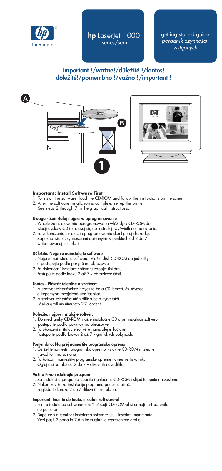 Hp LASERJET 1000 User Manual