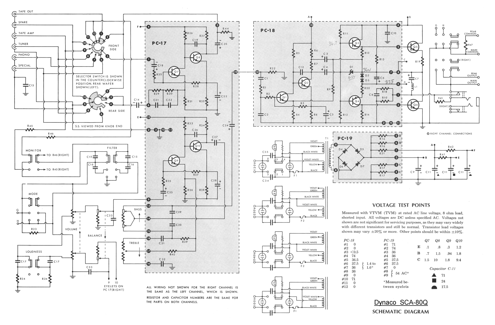 Dynaco SCA-80-Q Schematic