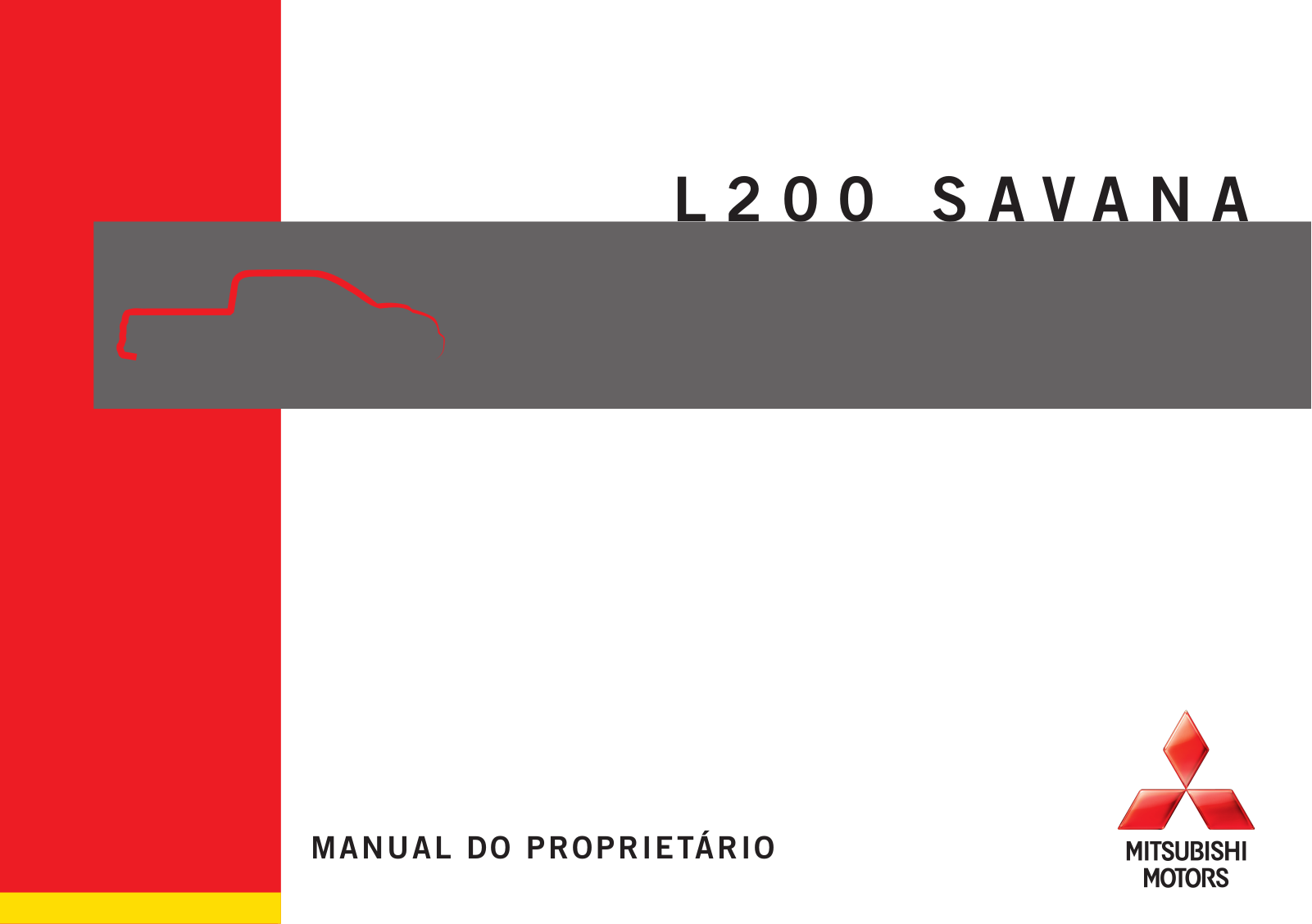 Mitsubishi L200 Savana                  2014 Owner's Manual