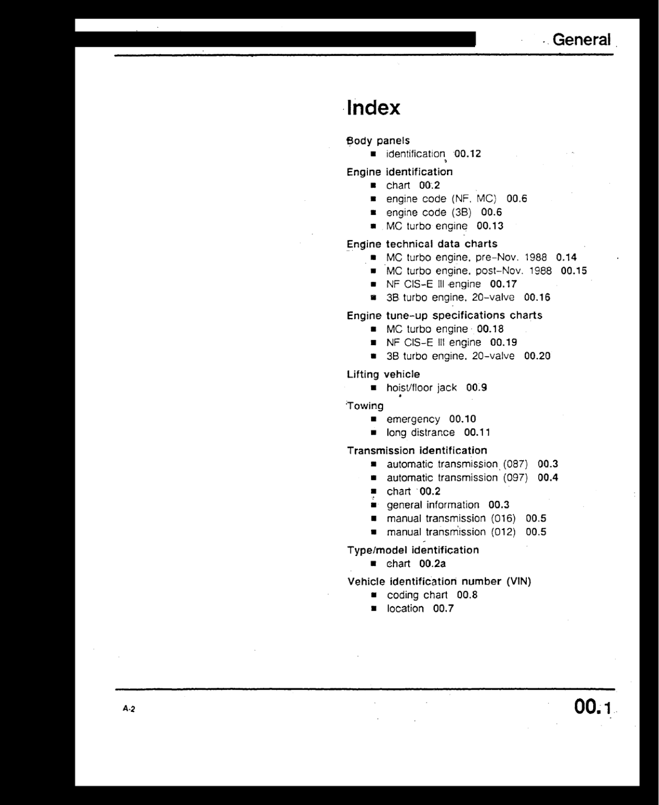 Audi 200 1991 User Manual