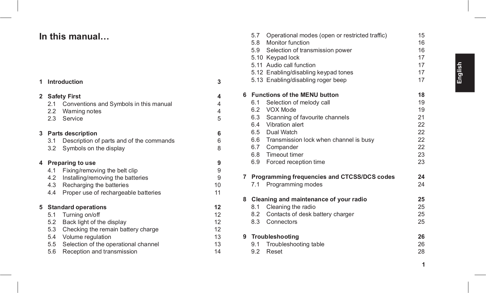 MIDLAND G12 User Manual