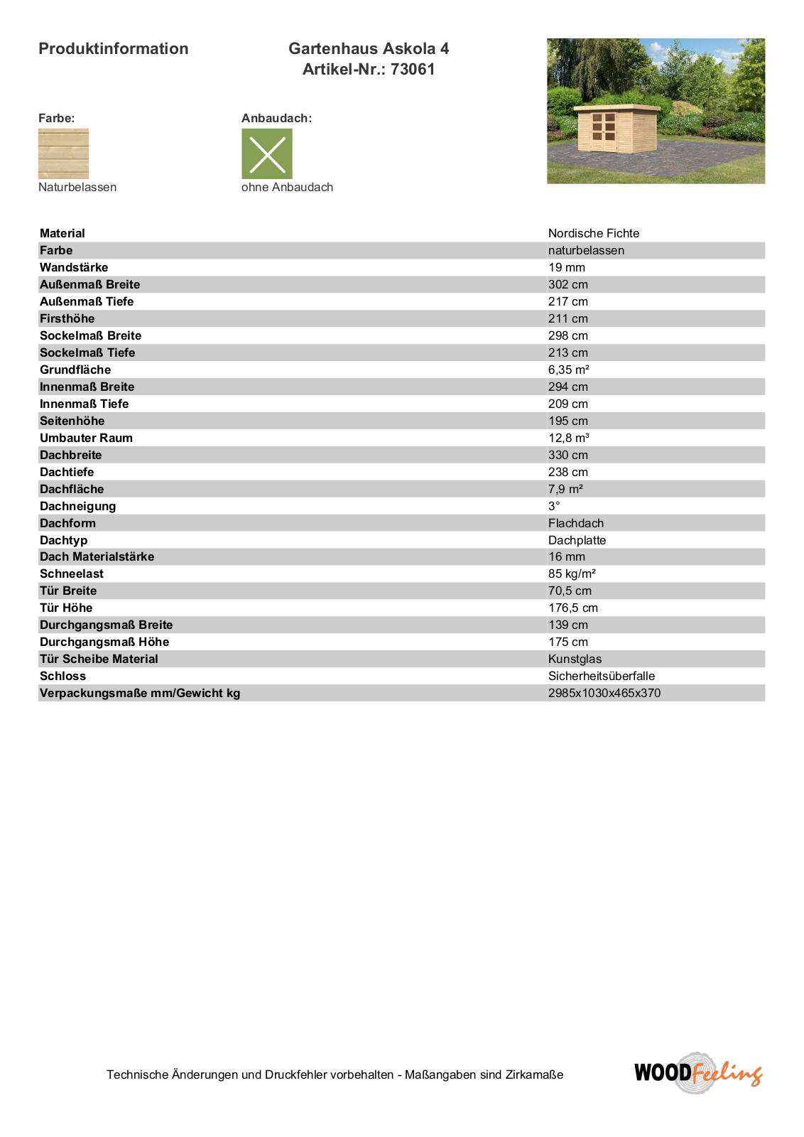 Karibu 73061 User Manual