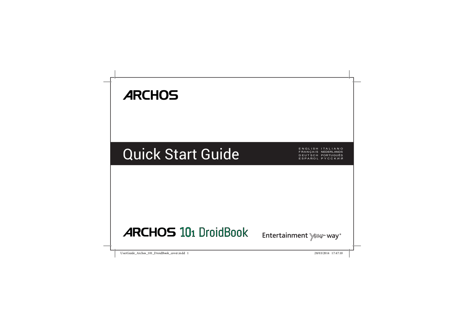 Archos AC101DB User Manual