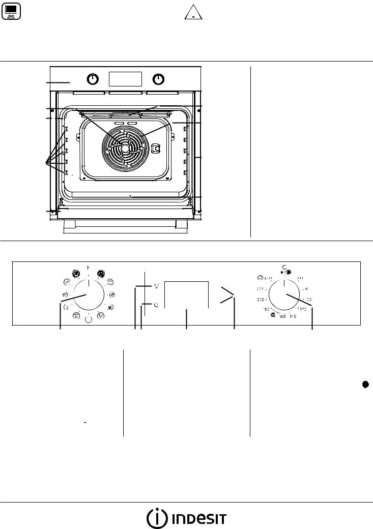 INDESIT IFWS 3841 JH IX Daily Reference Guide