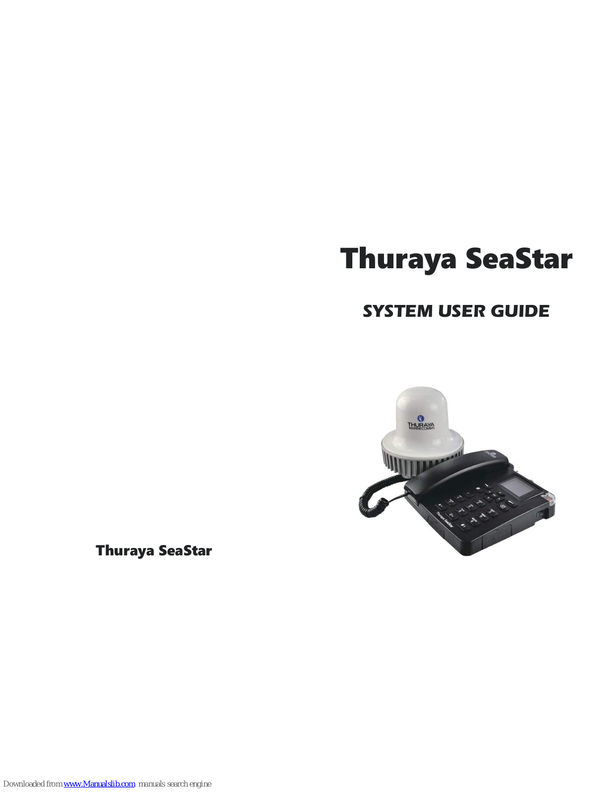 Thuraya seastar User Manual