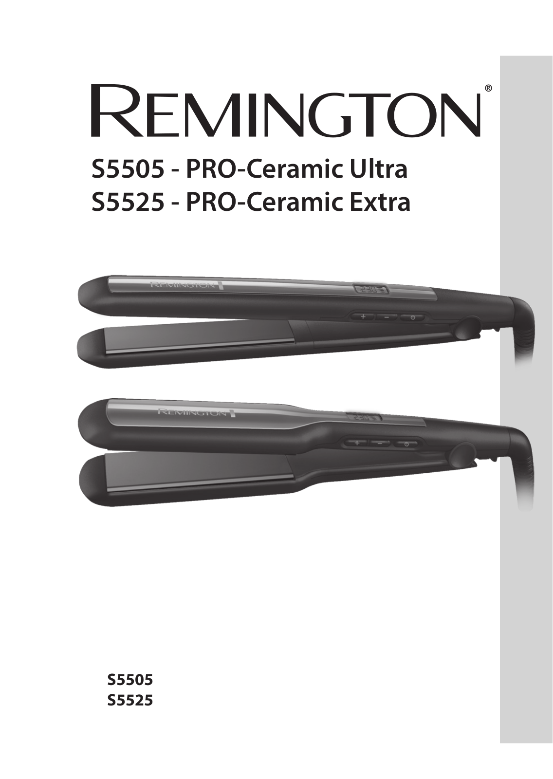 Remington S5505 User Manual