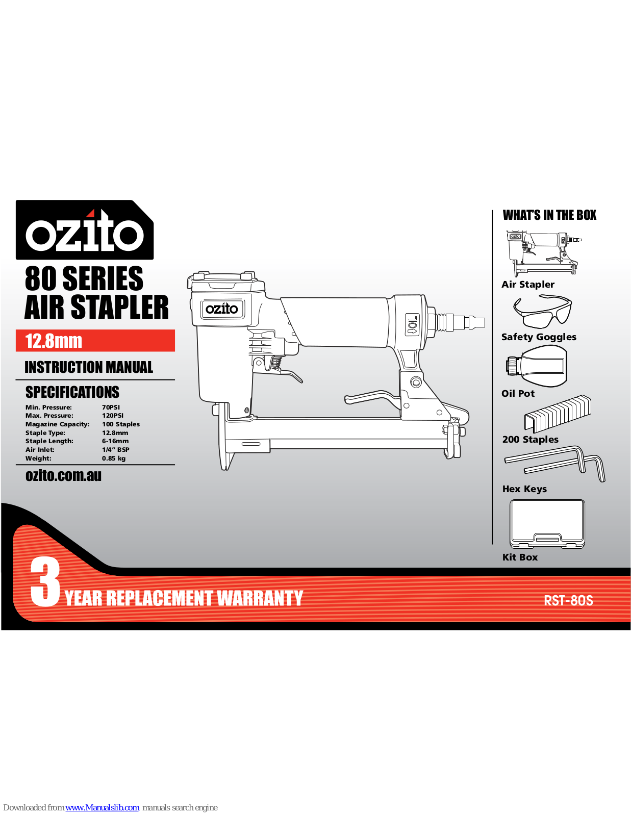 Ozito 80 Instruction Manual