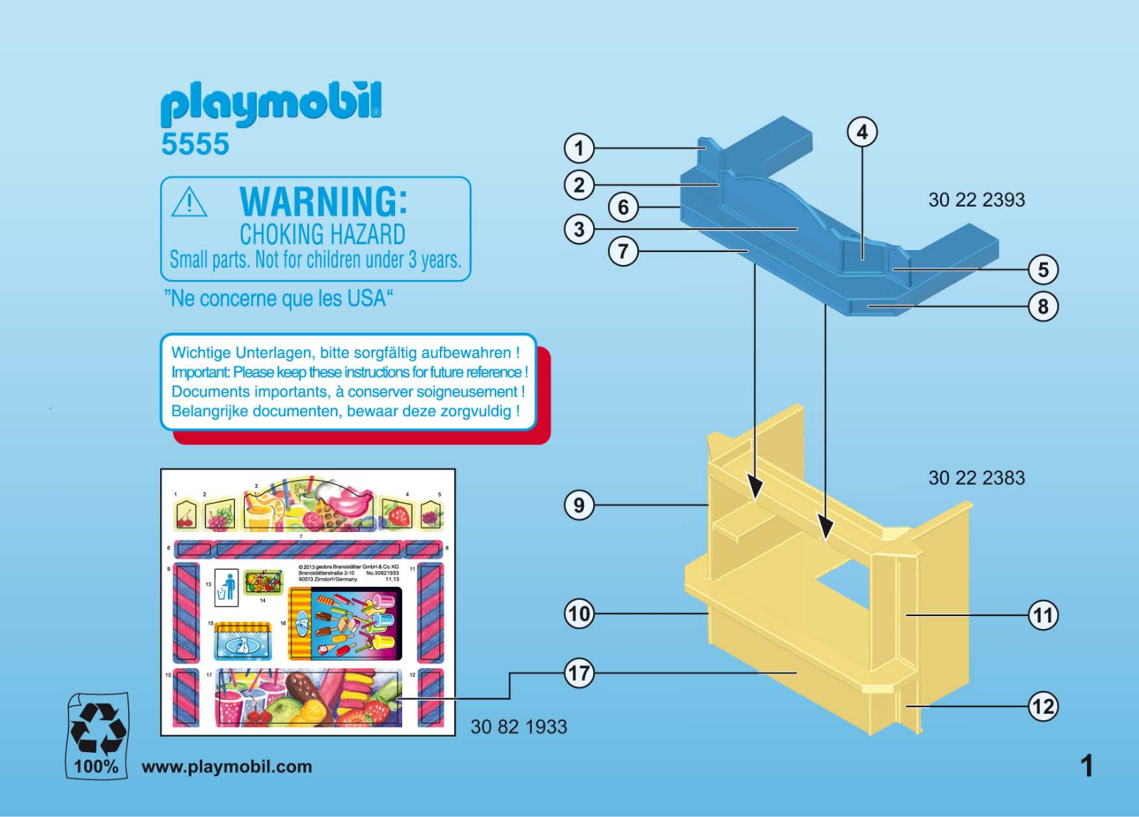 Playmobil 5555 Instructions