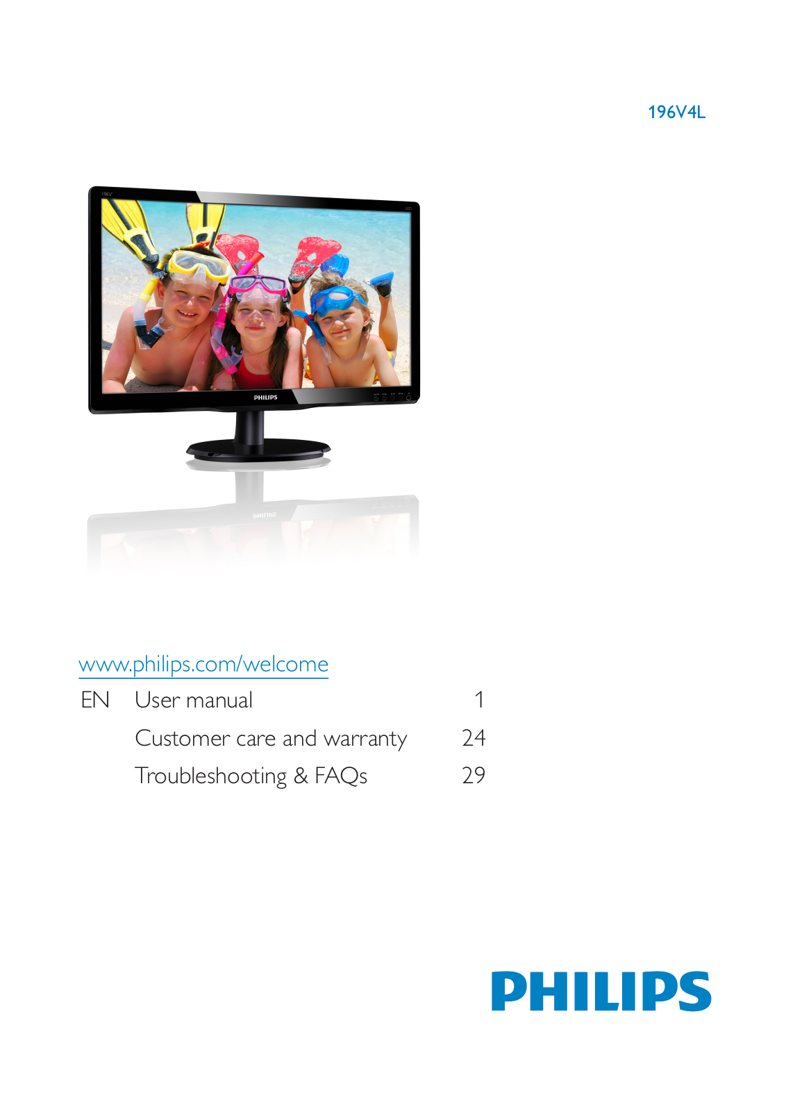 Philips 196V4LSB2 User Guide - ManualMachine.com