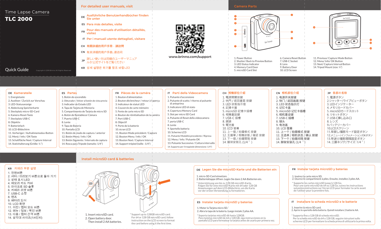 Brinno TLC2000 User manual