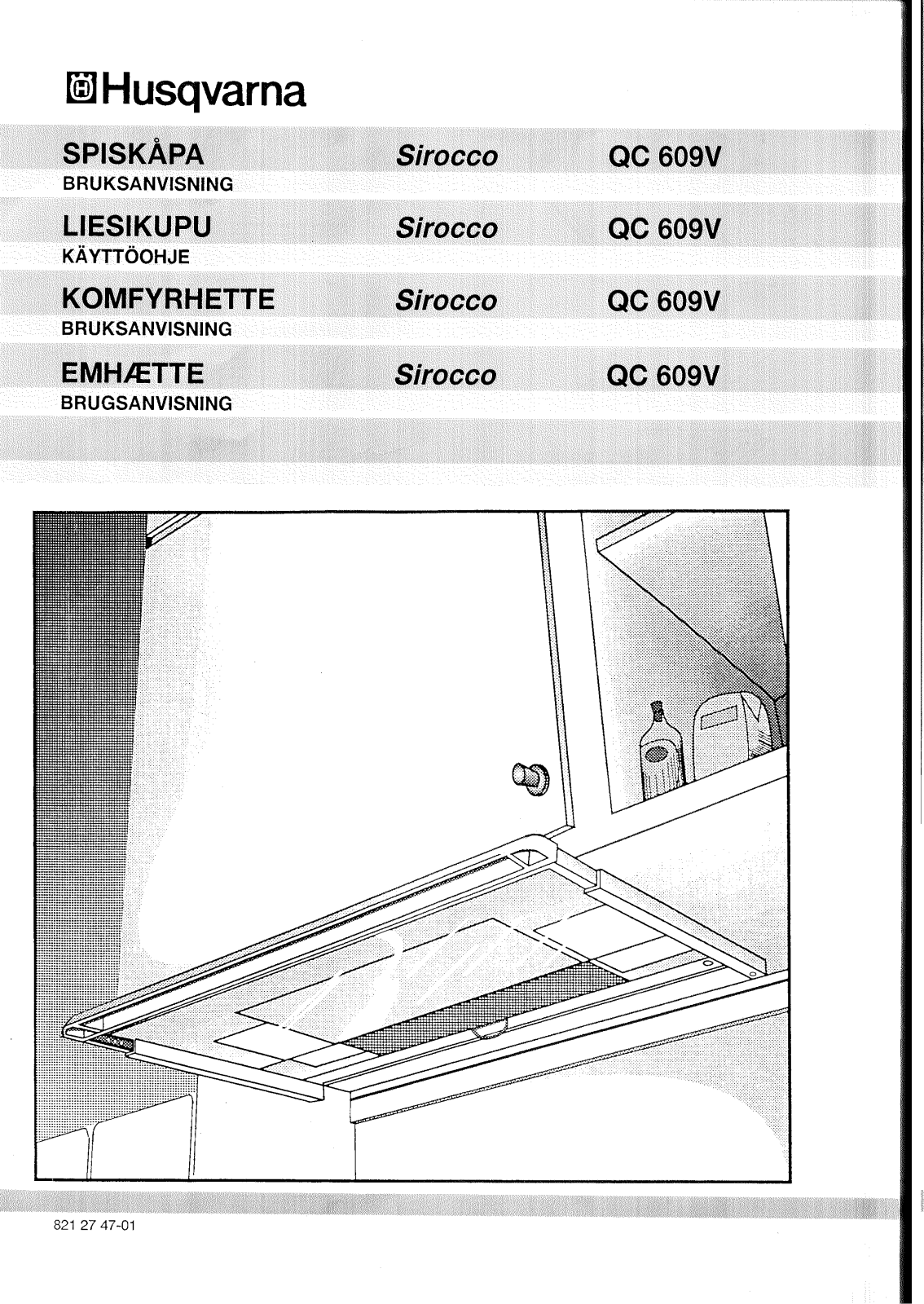 Husqvarna QC609V User Manual