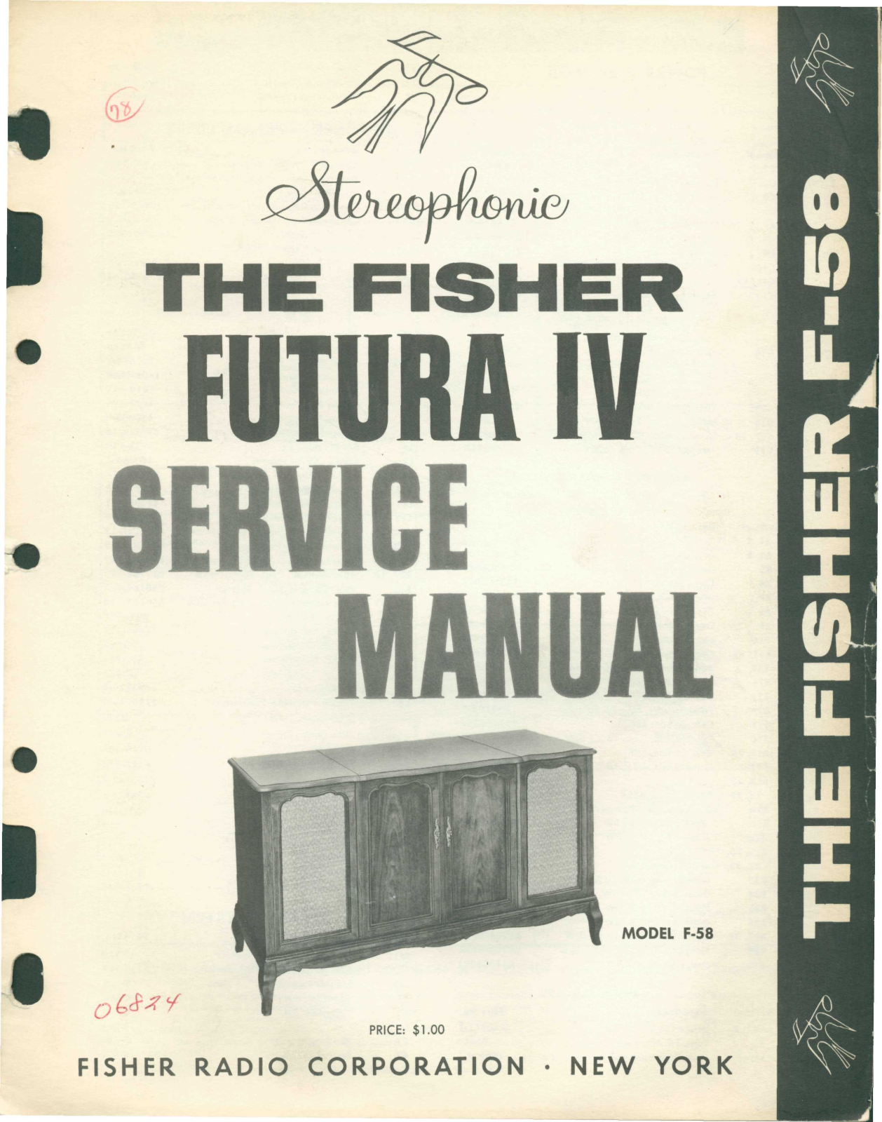 Fisher Futura-4-F-58 Service Manual