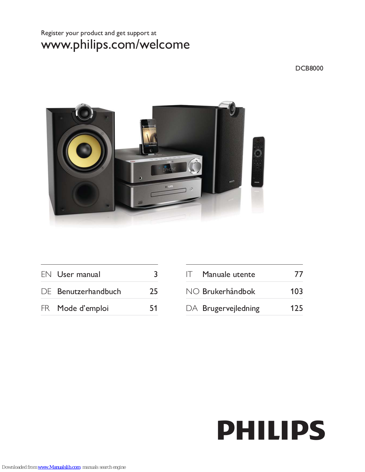 Philips DCB8000/10 User Manual - ManualMachine.com