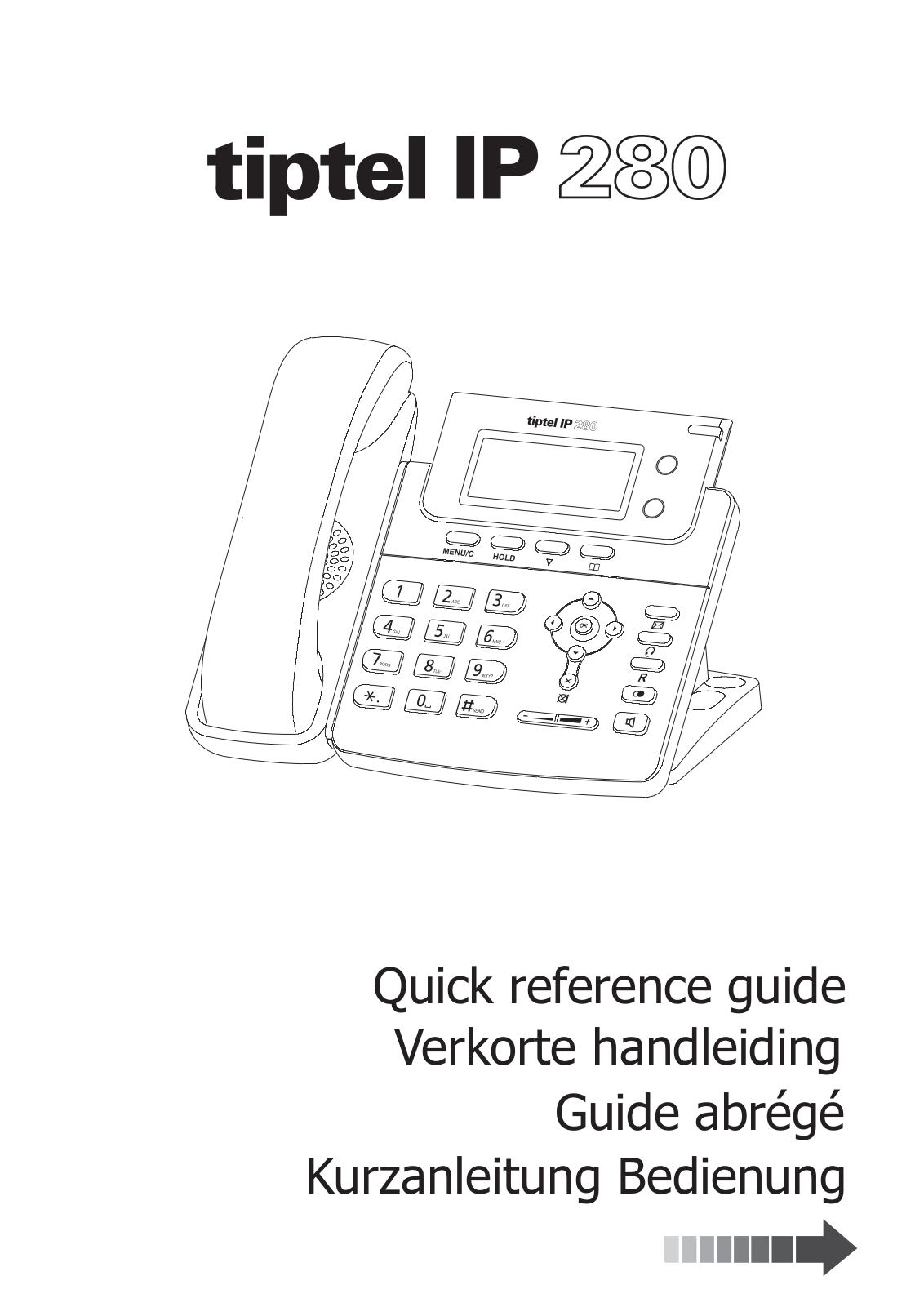 TIPTEL IP 280 Quick Reference Manual