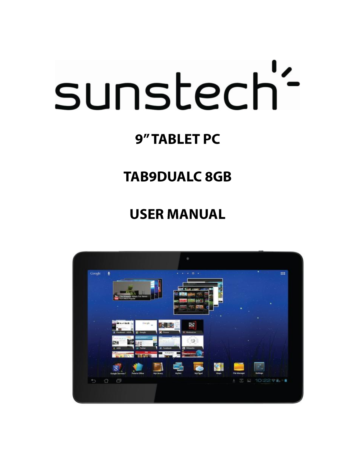 Sunstech Tab 9 DualC 8GB User Guide