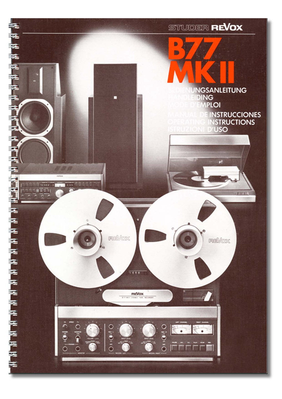 Revox B-77 Mk2 Owners manual