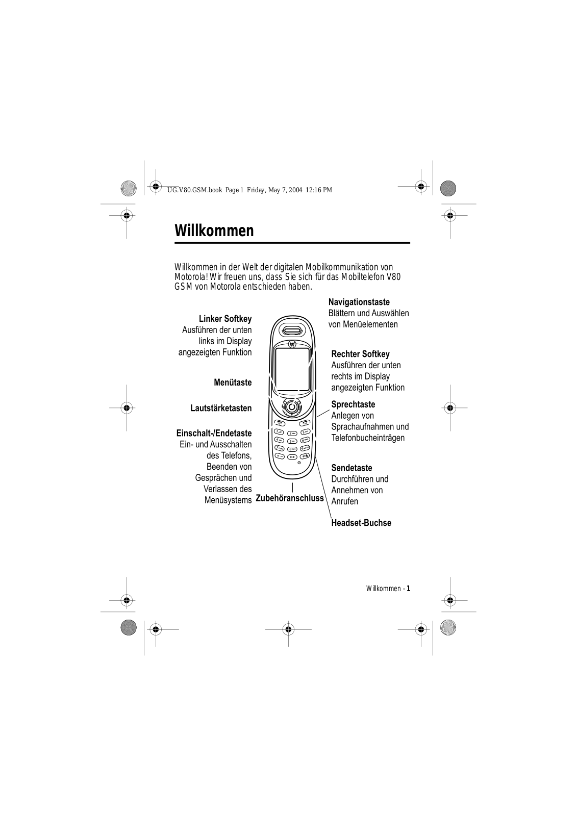 Motorola V80 User Manual