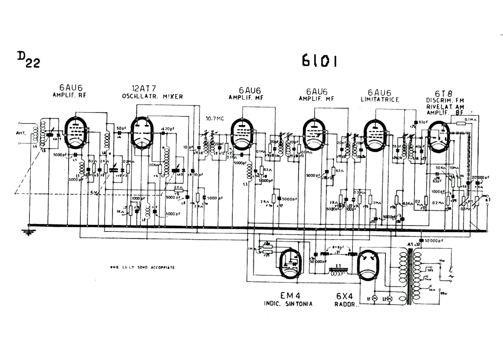 Ducati rr6101 schematic