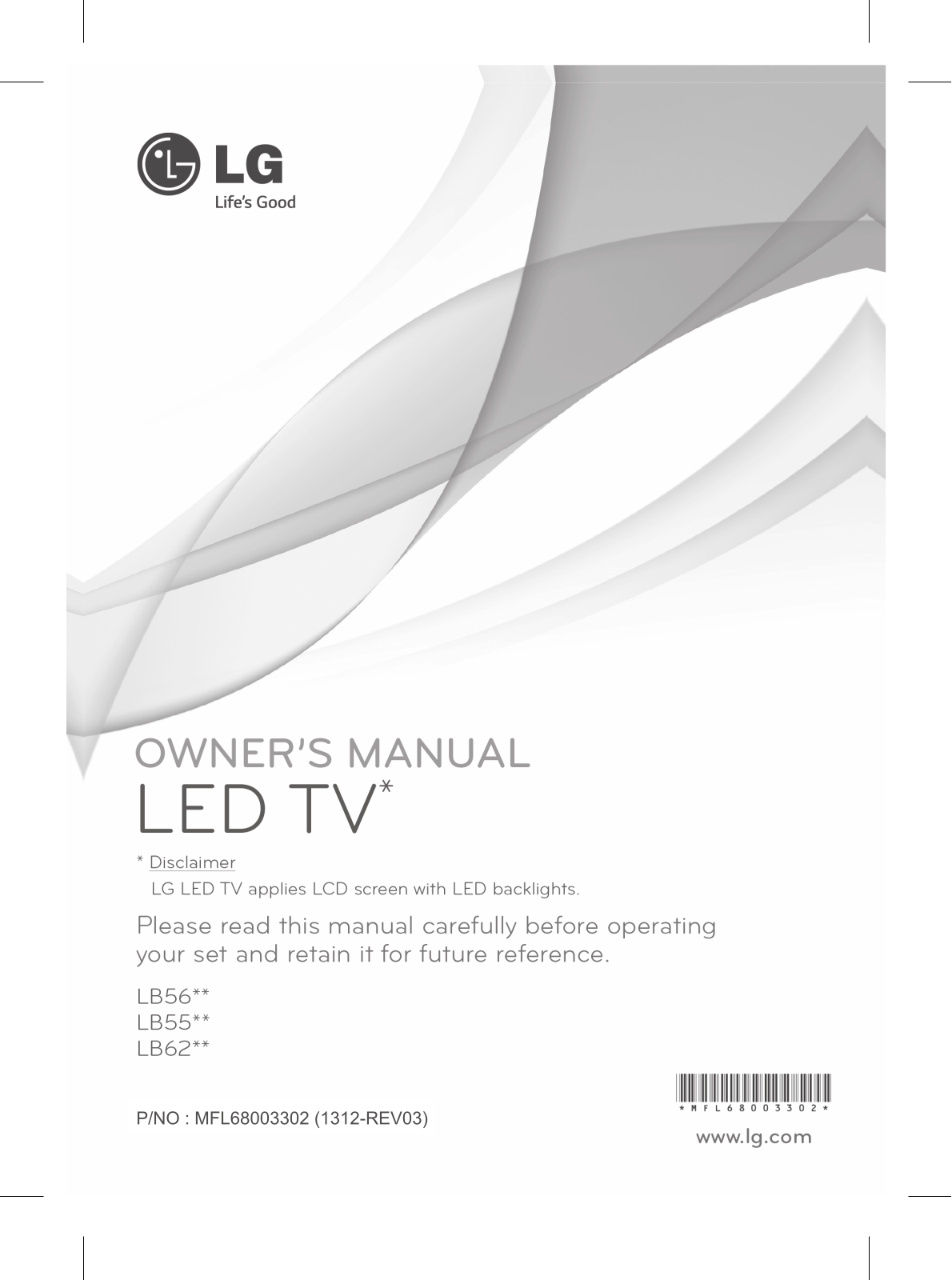 LG 32LB5650 Owner’s Manual