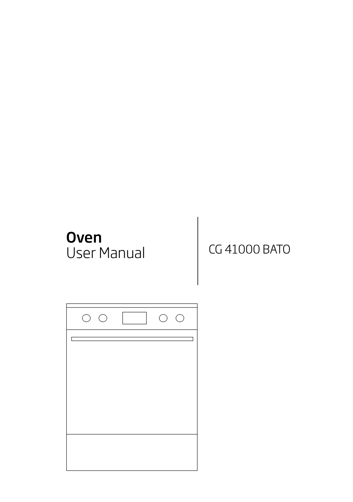 Beko CG41000BATO User manual