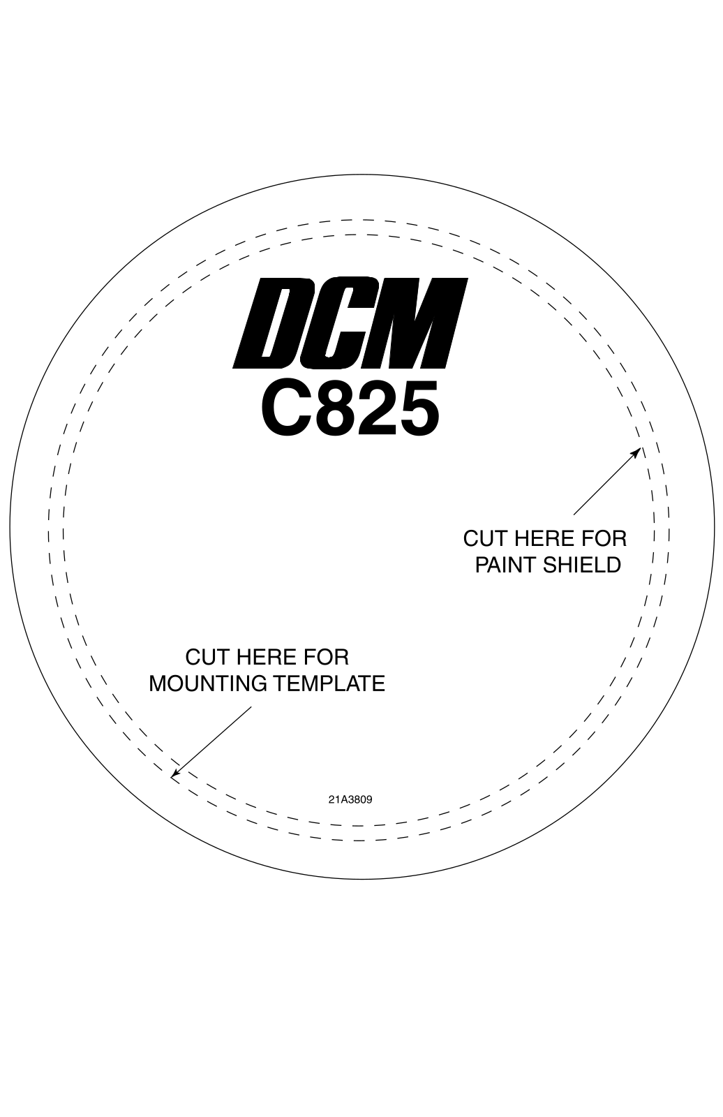 DCM C-825 Owners manual