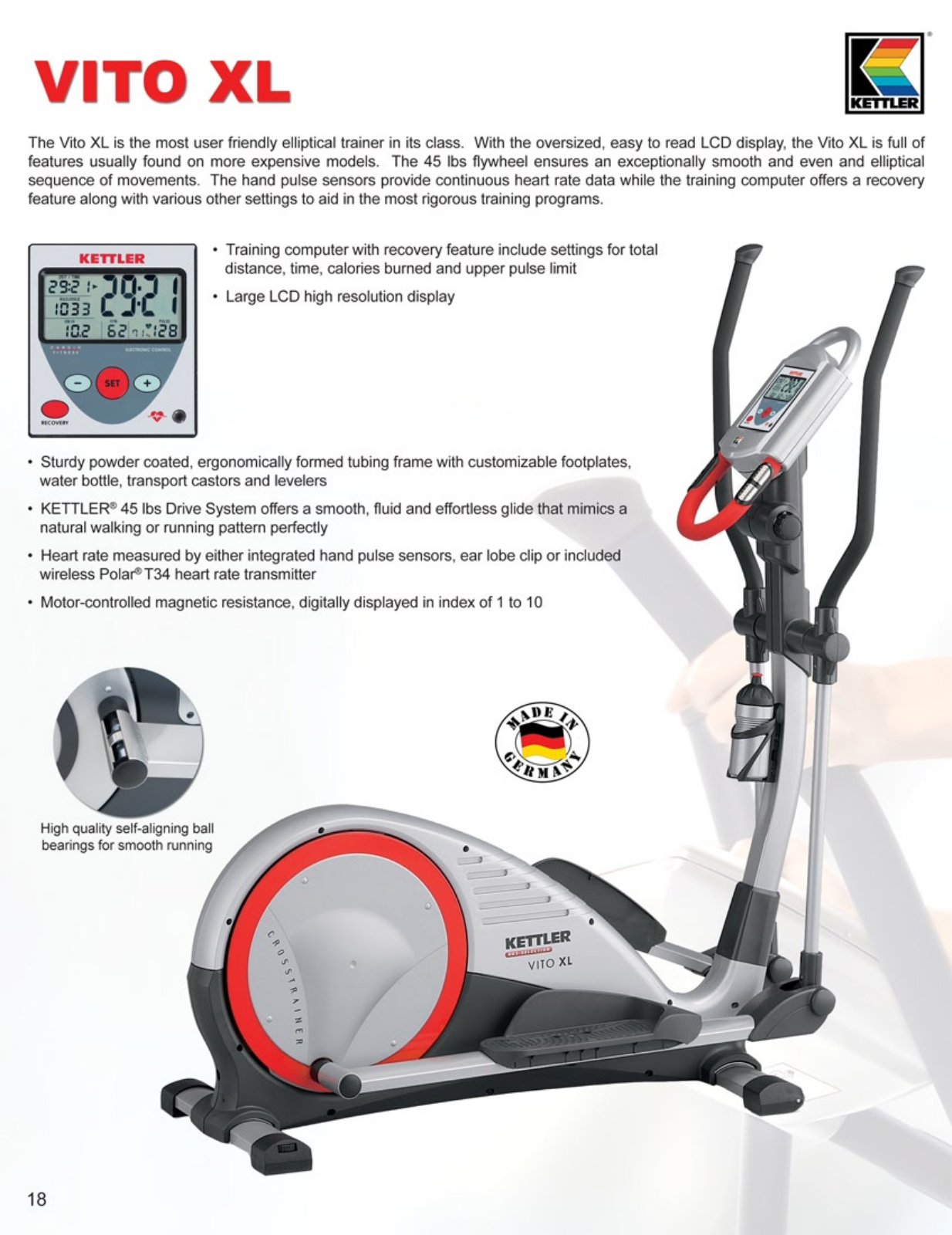 Kettler Vito XL User Manual