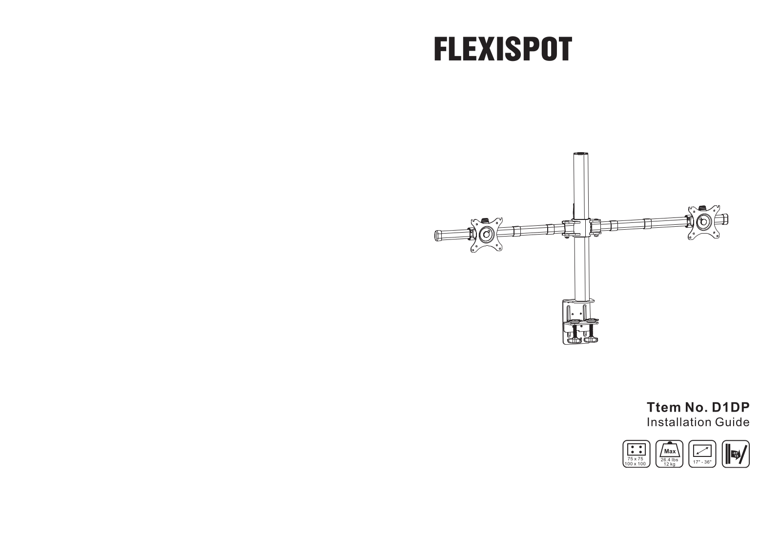 Flexispot D1DP User Manual