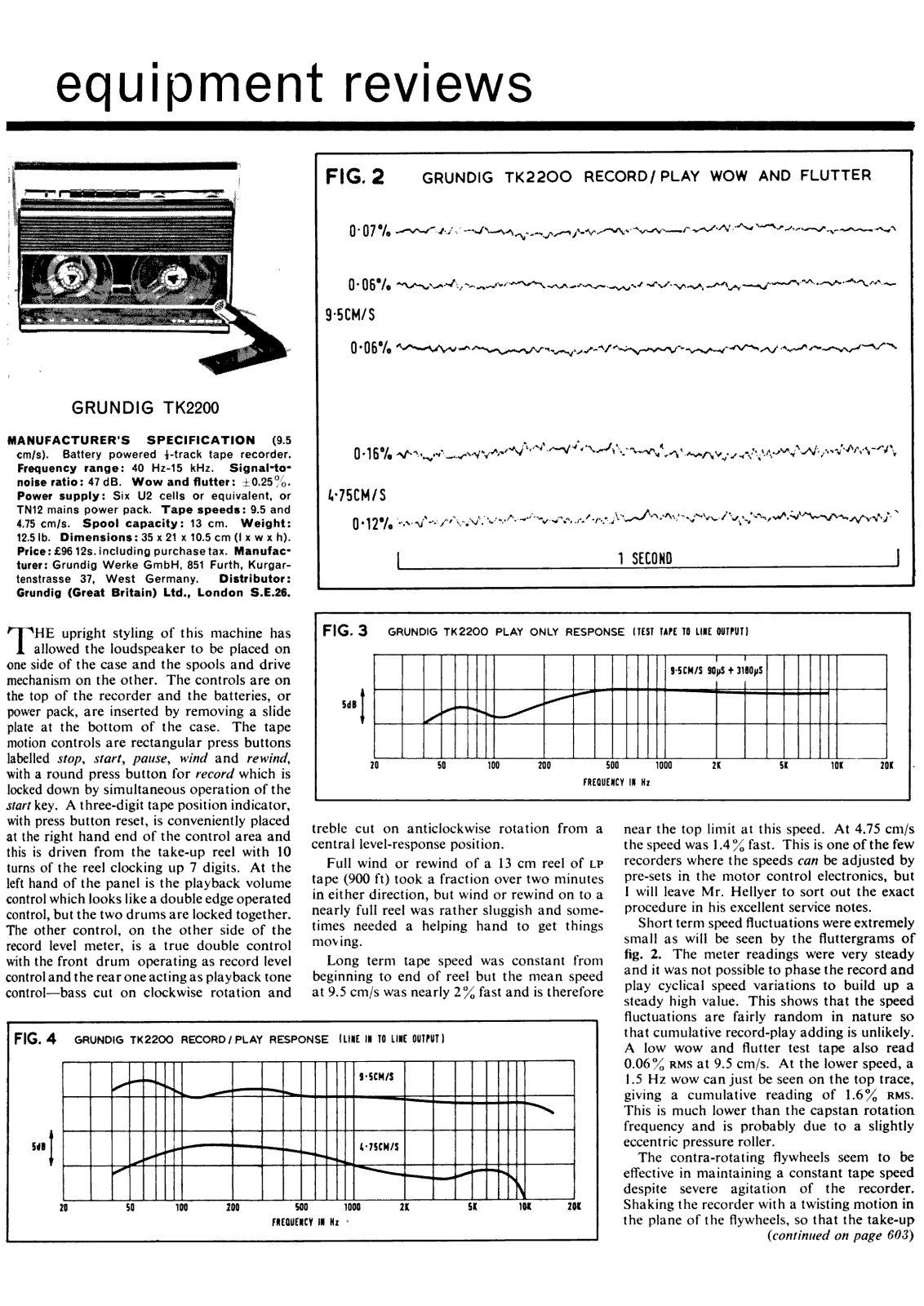 Grundig TK-2200 Schematic