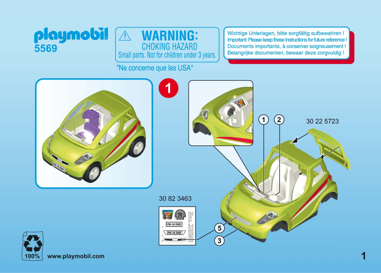 playmobil 5569 Instructions