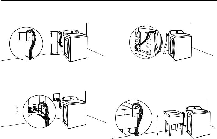 Whirlpool WTW4900X, WTW5500X, WTW5550X, WTW5600X, WTW5640X INSTALLATION