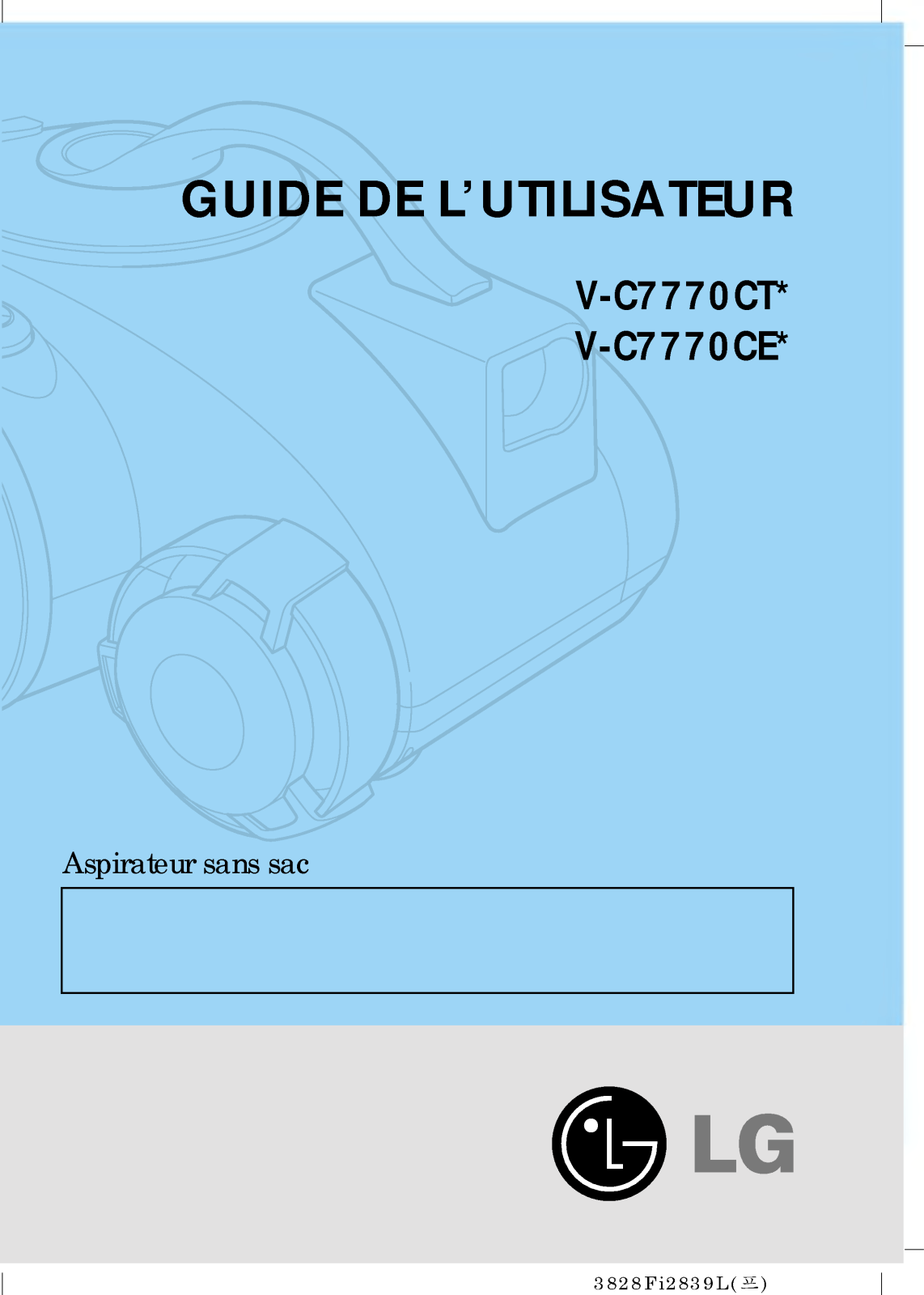 LG VC7770C User Manual