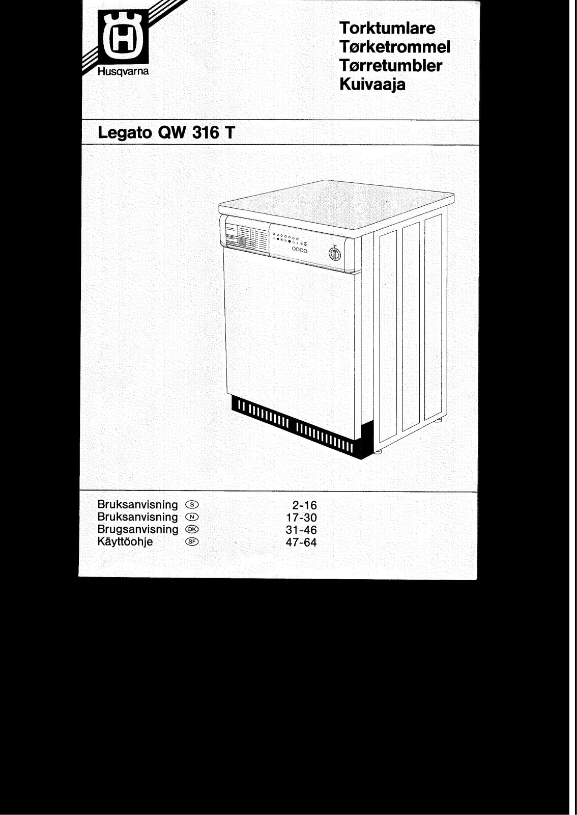 Husqvarna QW316T User Manual