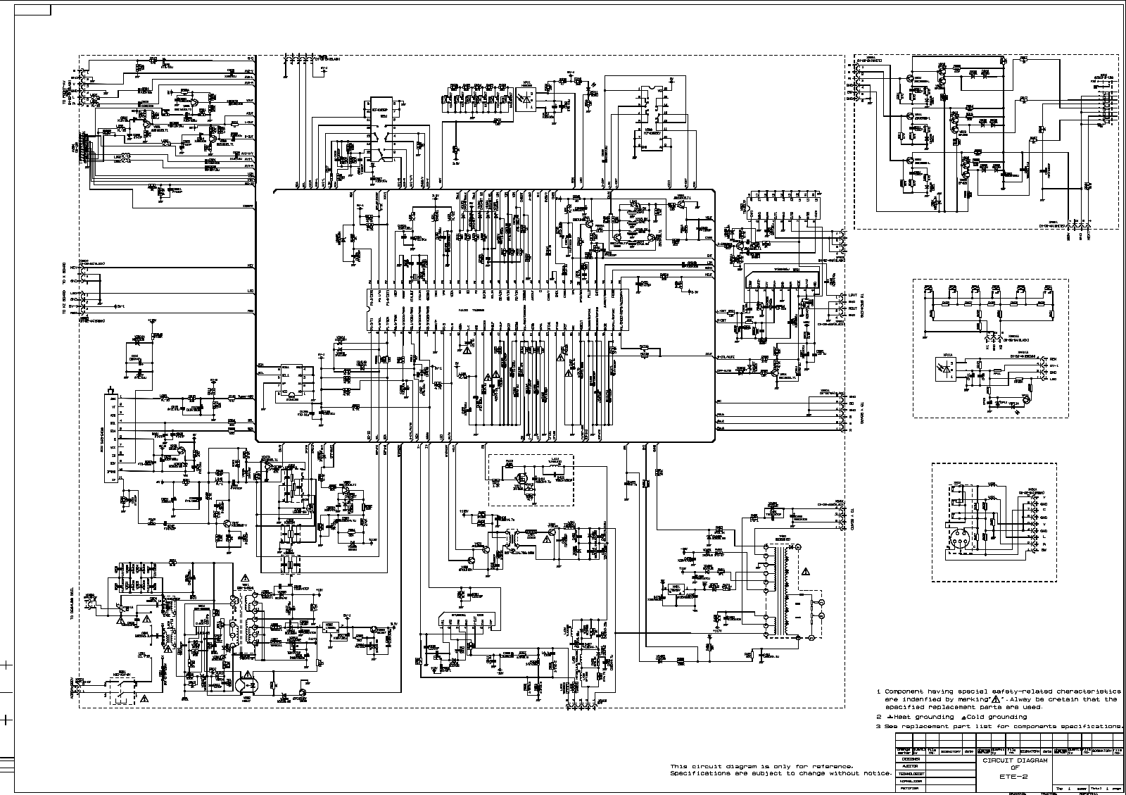 Erisson 21UF60 Schematics