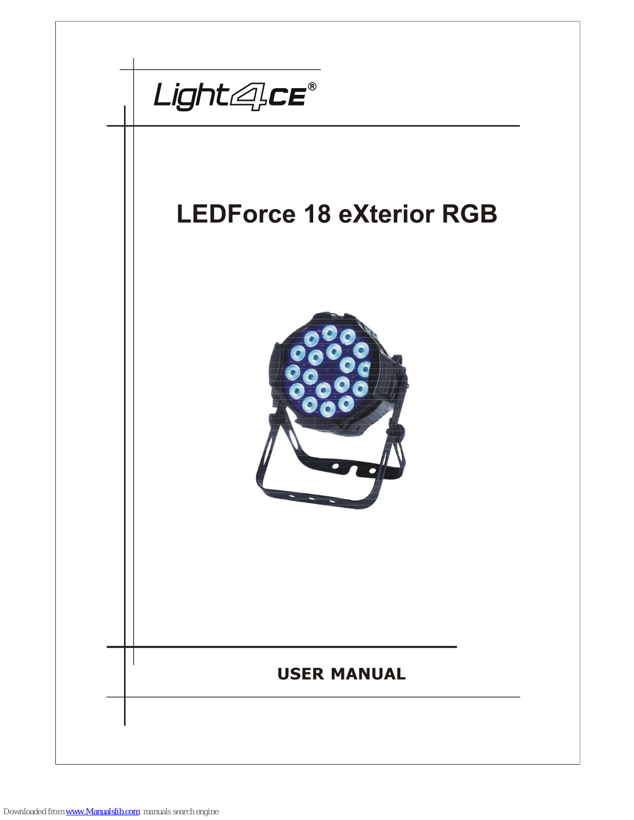 Light4CE LEDForce 18, 18 eXterior RGB User Manual