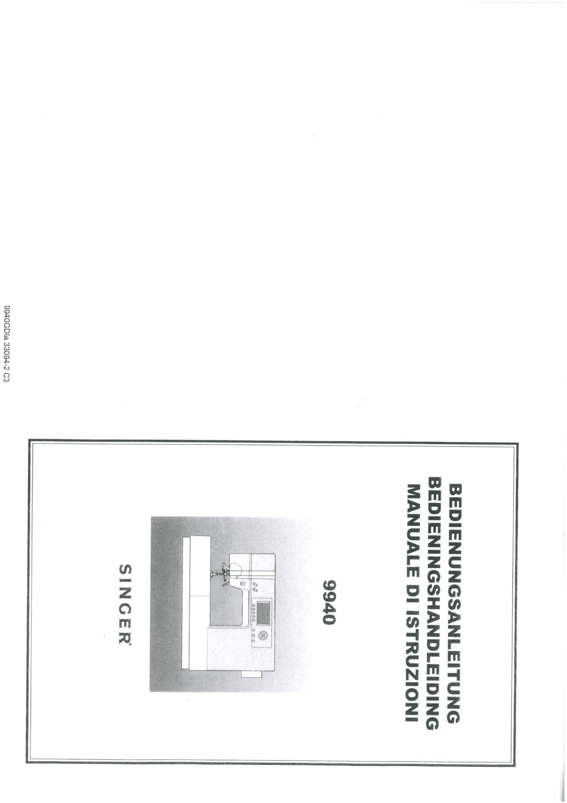 Singer 9940 User Manual