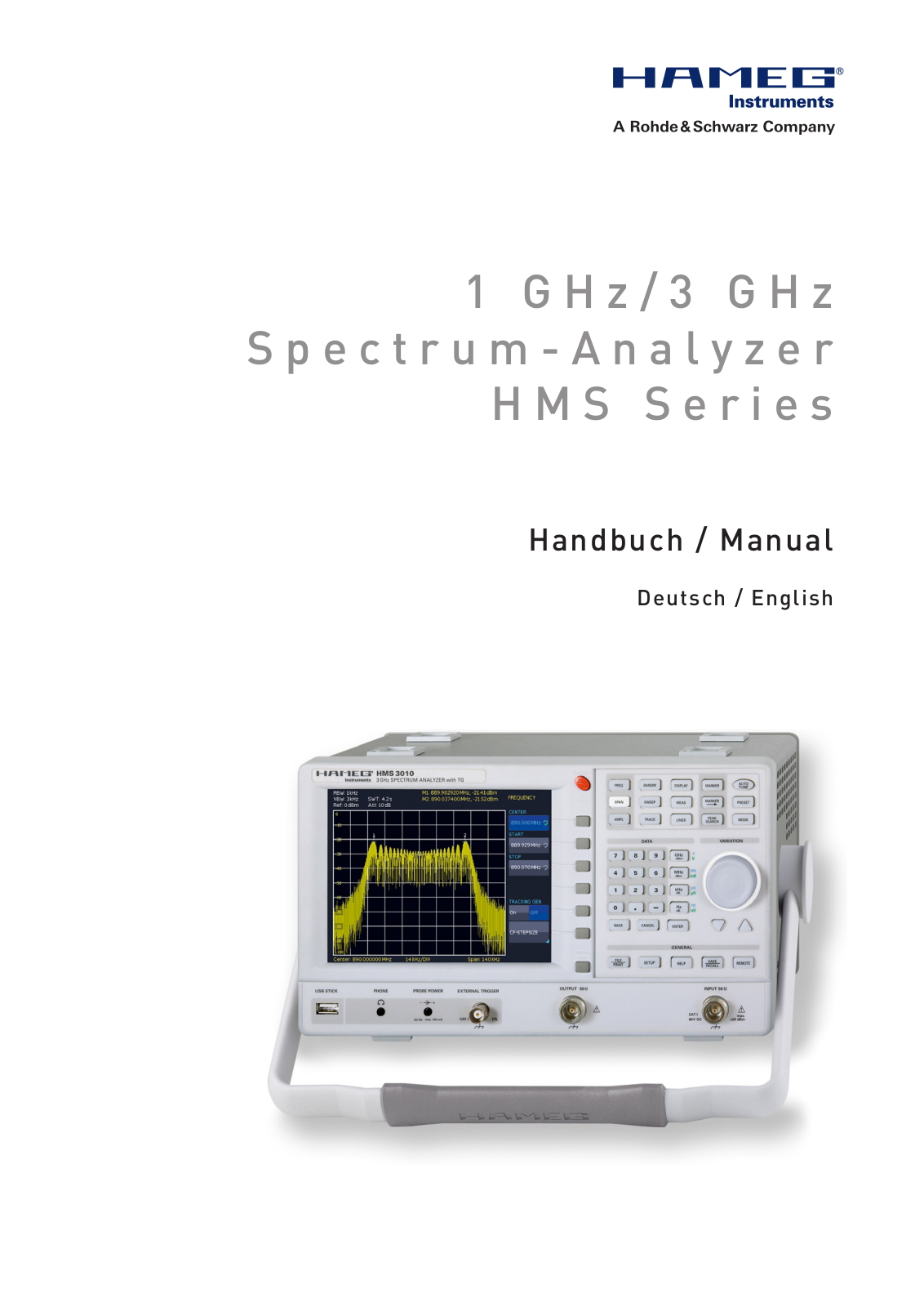 HAMEG HMS-3000 User guide