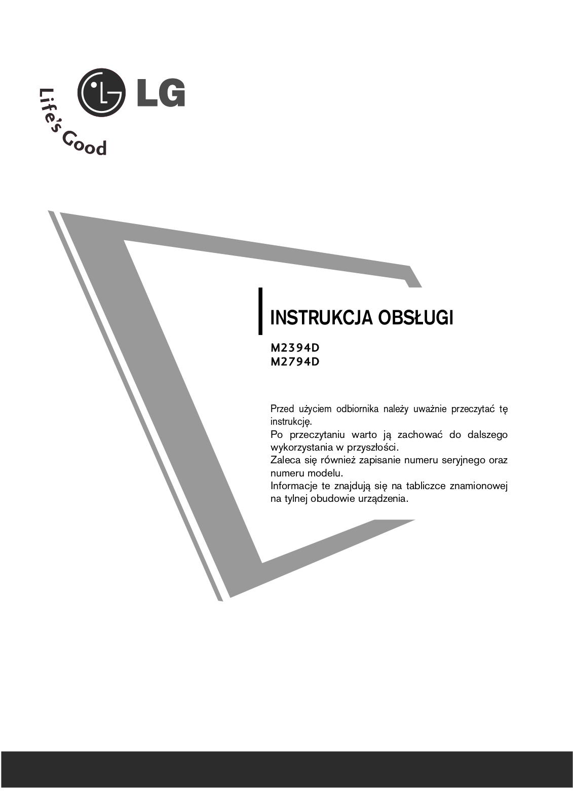 LG M2794D-PZ User manual