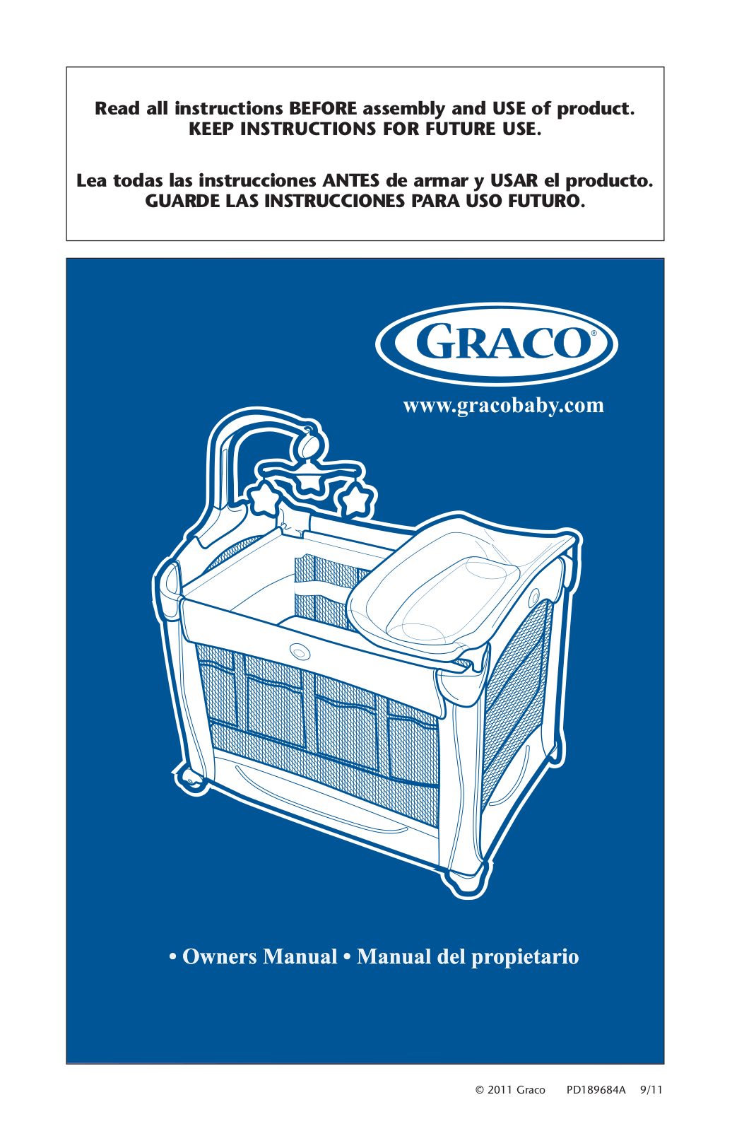 Graco PD189684A User Manual