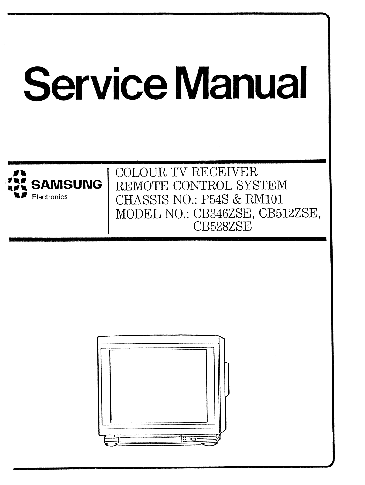 Samsung CB346ZSE, CB512ZSE, CB528ZSE Schematic