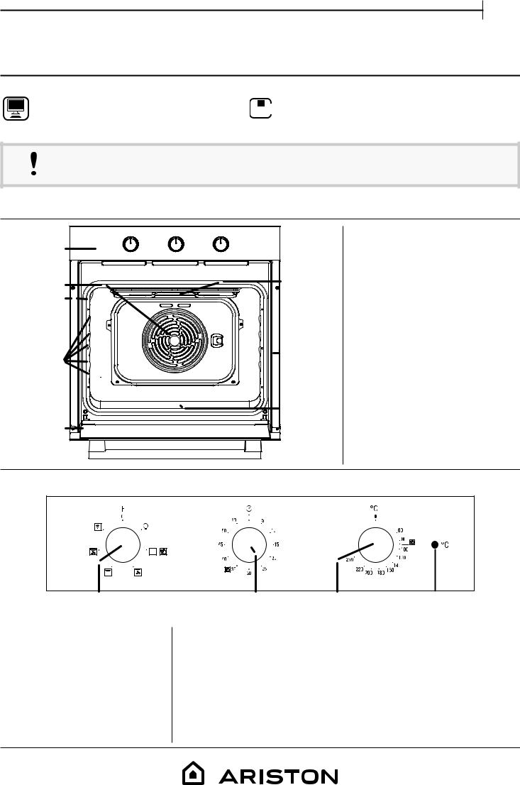 ARISTON FA3 530 H IX A CN Daily Reference Guide